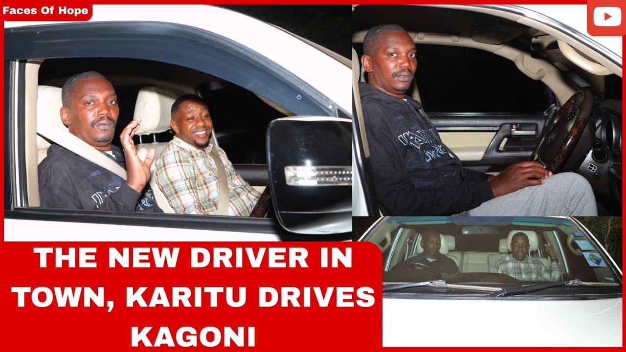 THE NEW DRIVER IN TOWN, KARITU DRIVES KAGONI