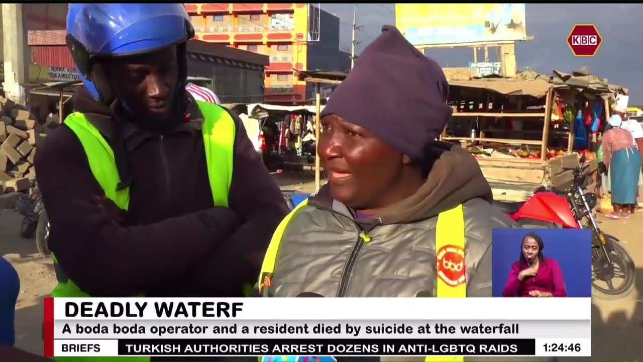 Ruai locals call for barricading of waterfall area to curb suicide cases