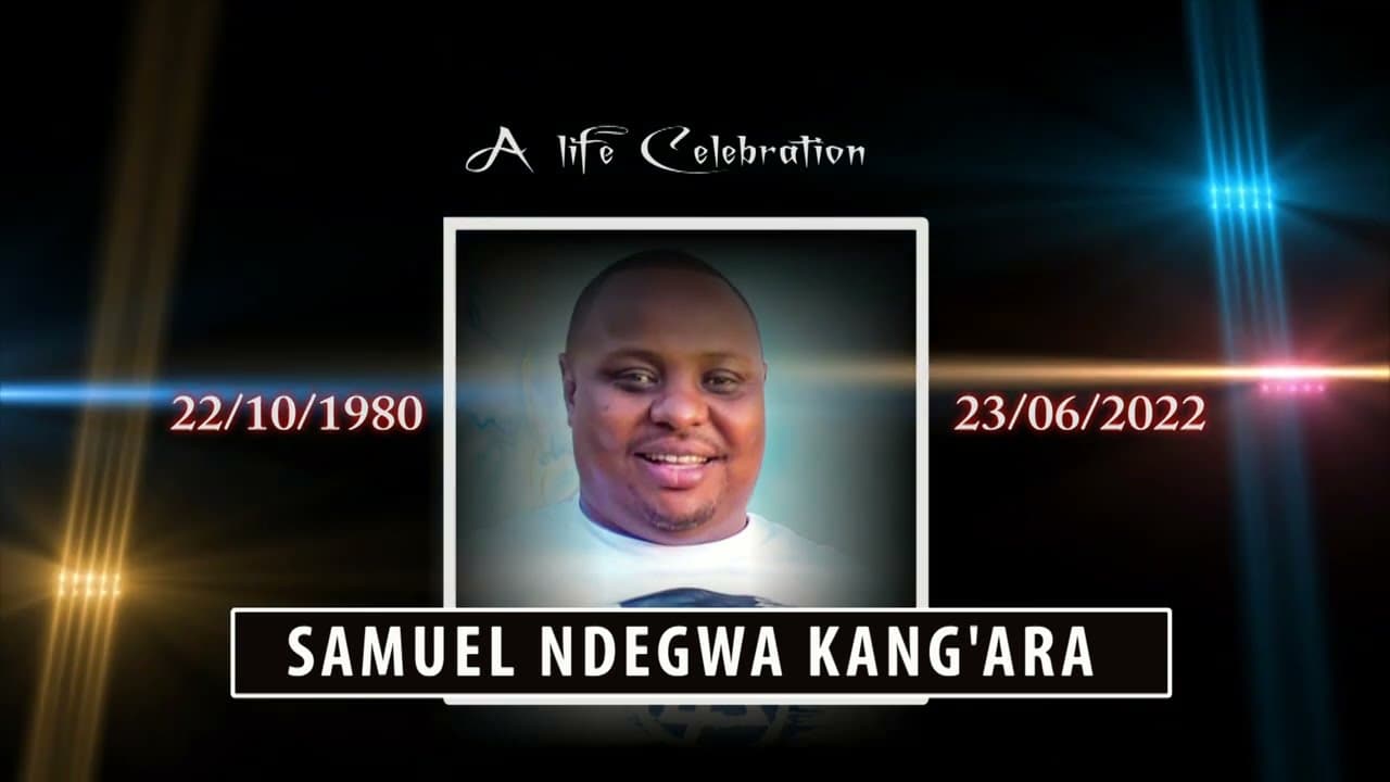 Sammy  Ndegwa funeral part 1