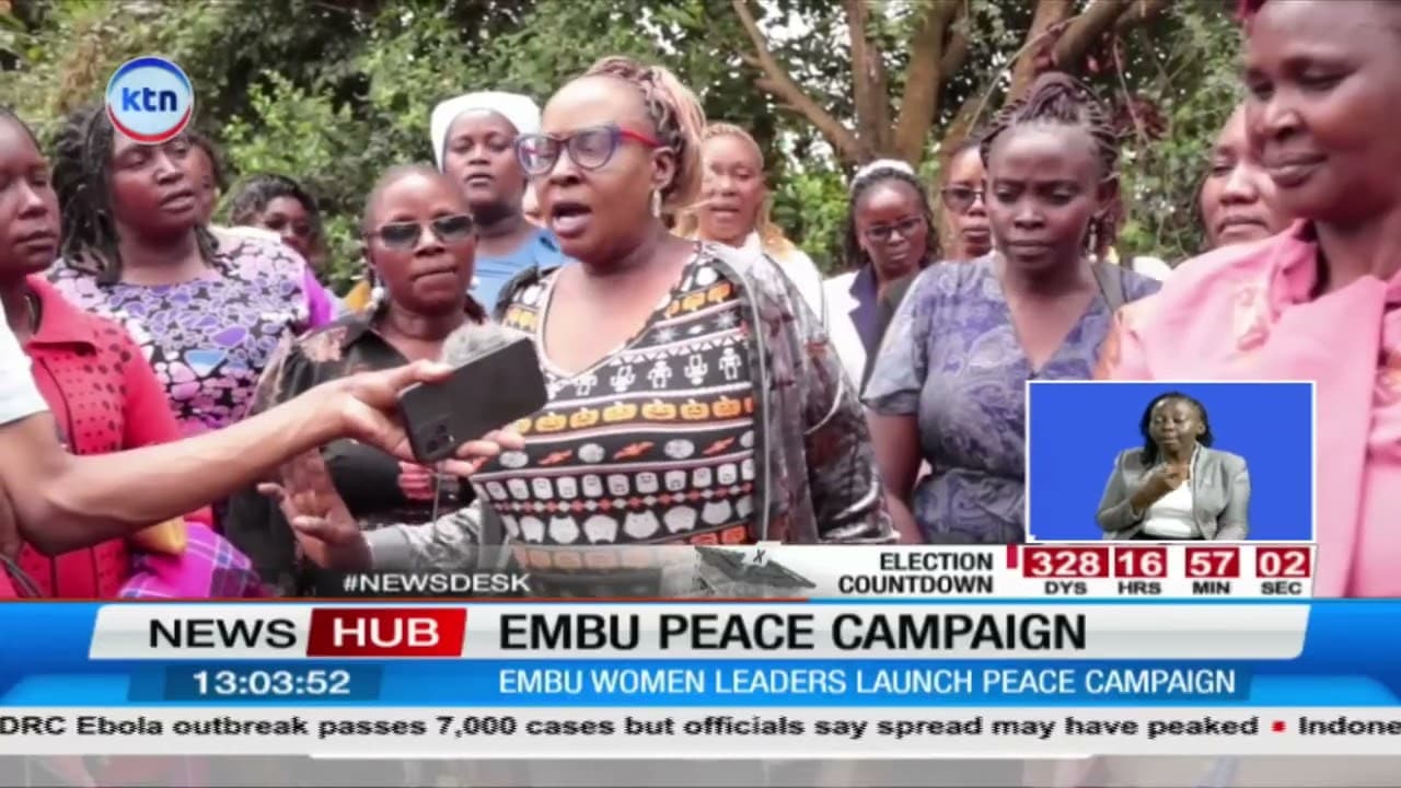Embu women launch peace campaign following political violence