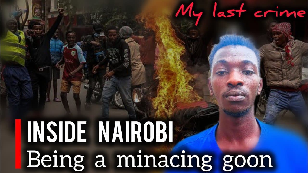 Confession of a city goon | Why I Quit Being a Nairobian Goon | Kelvin’s Redemption