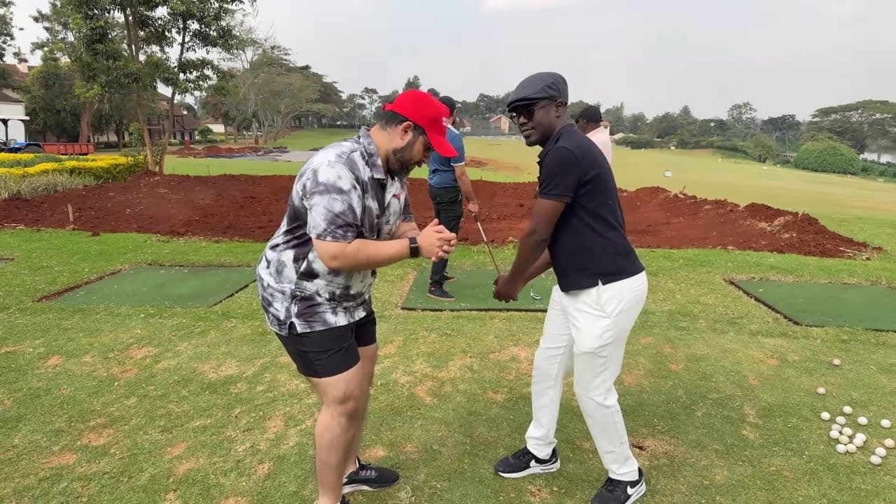 IRL Stream - Sajid & Kisiangani Play Golf (Part 1 Of 2)