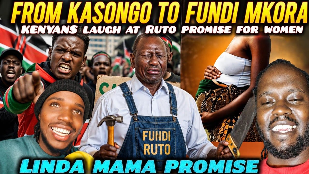 HILARIOUS Kenyans ATTACK Ruto after PROMISING Women He will TAKE CARE of Their PREGNANCY Fundi MKORA