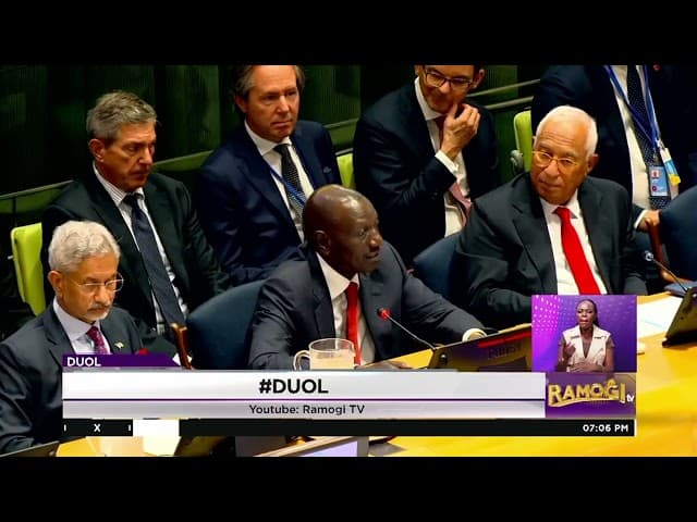 Ruto: Kenya ng'iyo mbele ok ong'ii pinje manitie Imbo kata Ugwe