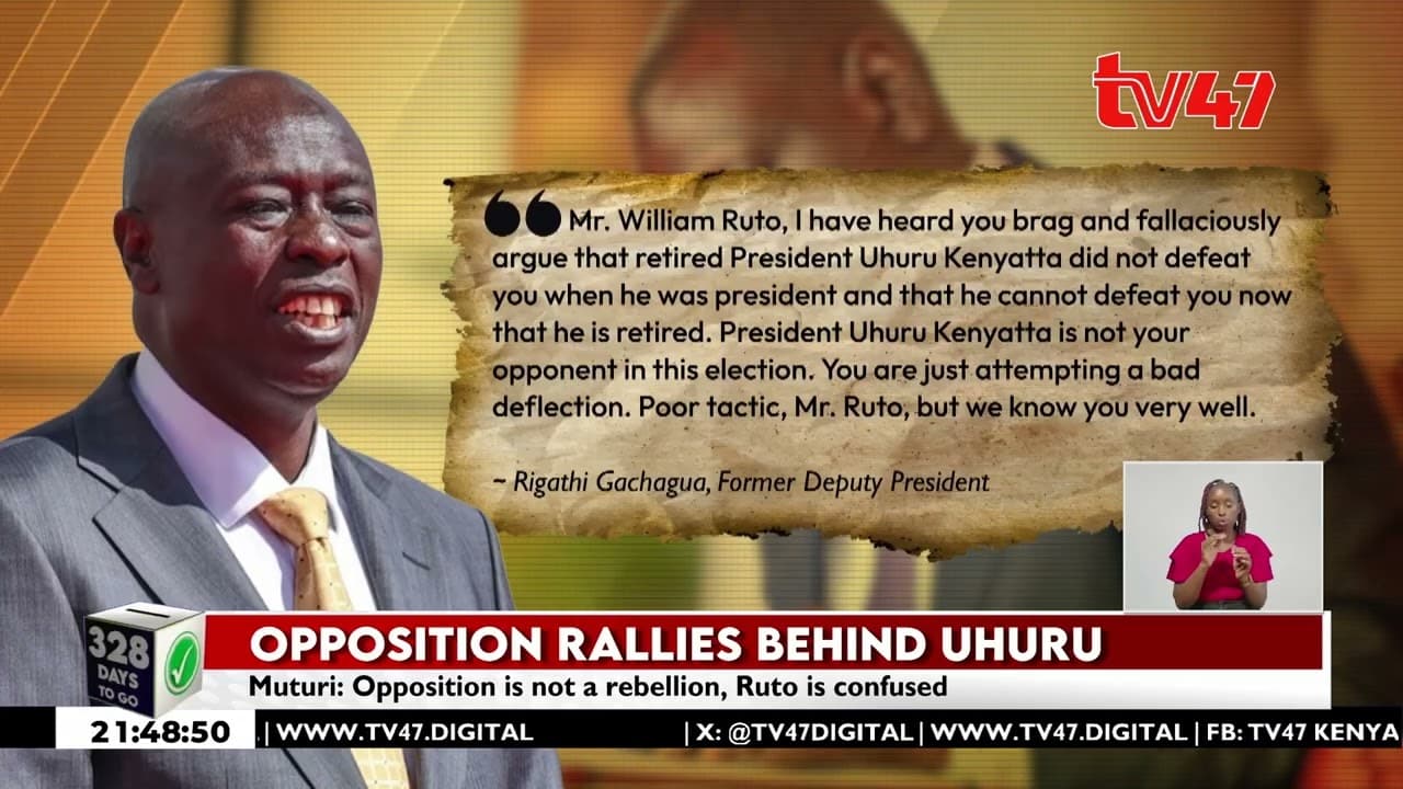Gachagua, Muturi and Wamalwa defend Kenyatta reiterating Ruto has lost the confidence of Kenyans