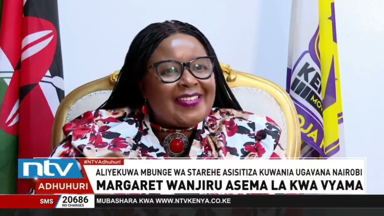 Margaret Wanjiru asisitiza azma yake ya kuwania ugavana Nairobi