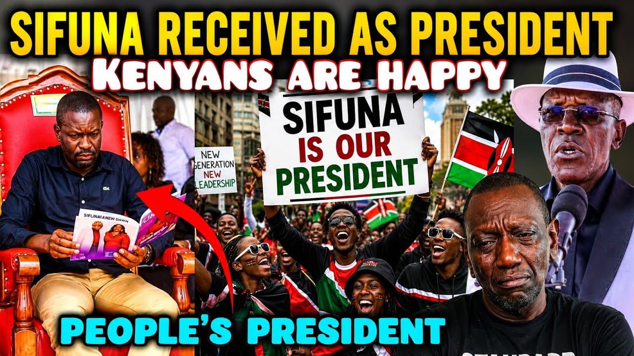 UNBELIEVABLE Kenyans are HAPPY after SIFUNA was RECEIVED Like a PRESIDENT in KAKAMEGA
