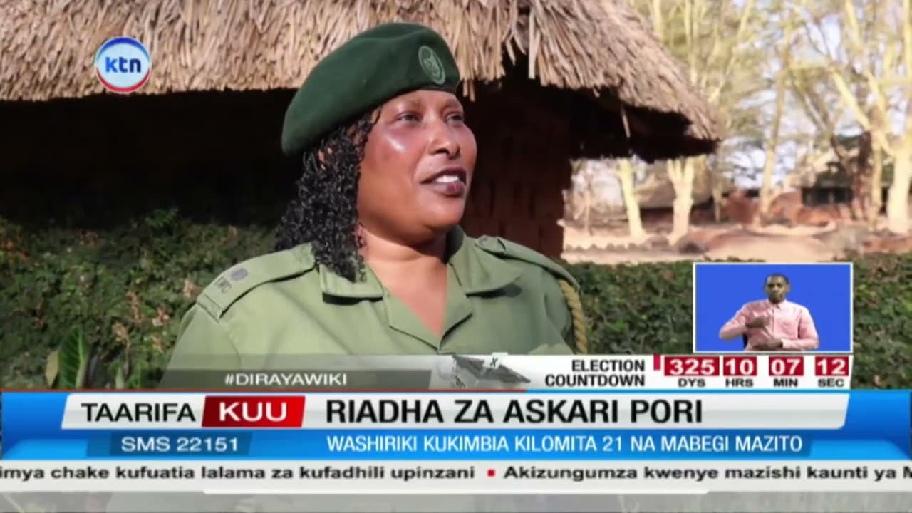 Lewa: Walinzi wa Wanyamapori Kukimbia Km 21 Wakiwa na Mizigo