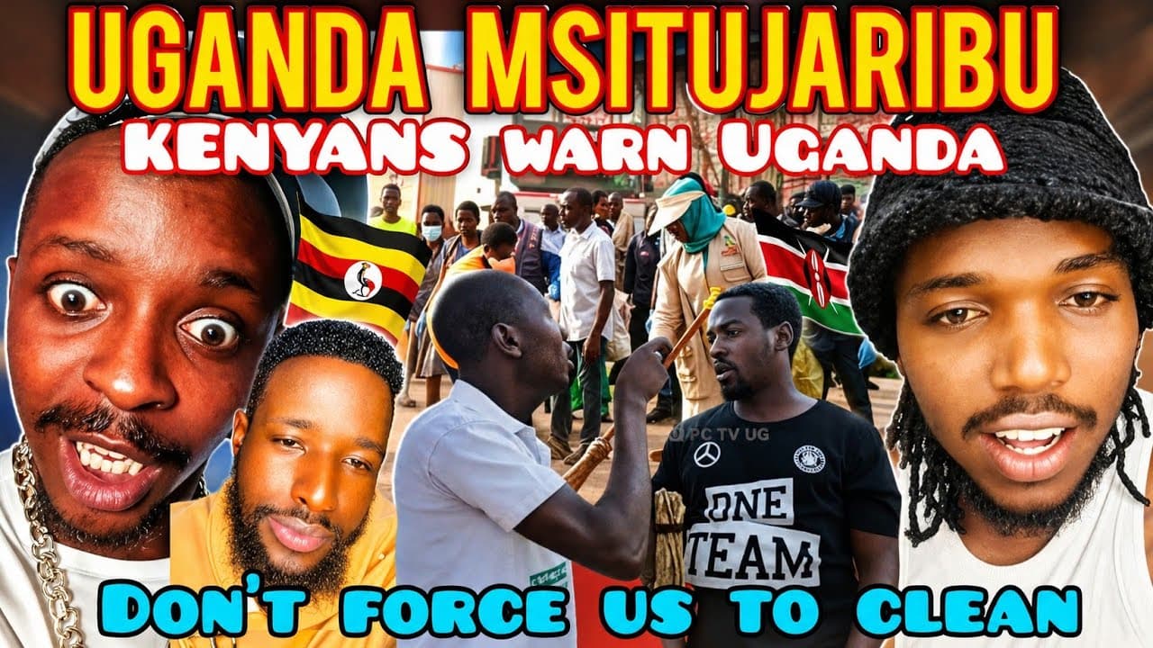 UNBELIEVABLE Kenyans ATTACK Uganda after Trying to  FORCE Kenyan to CLEAN as There New RULE