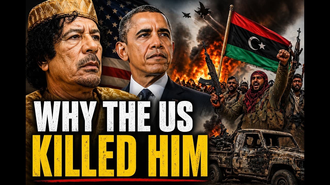 Why the United States had Muammar Gaddafi killed