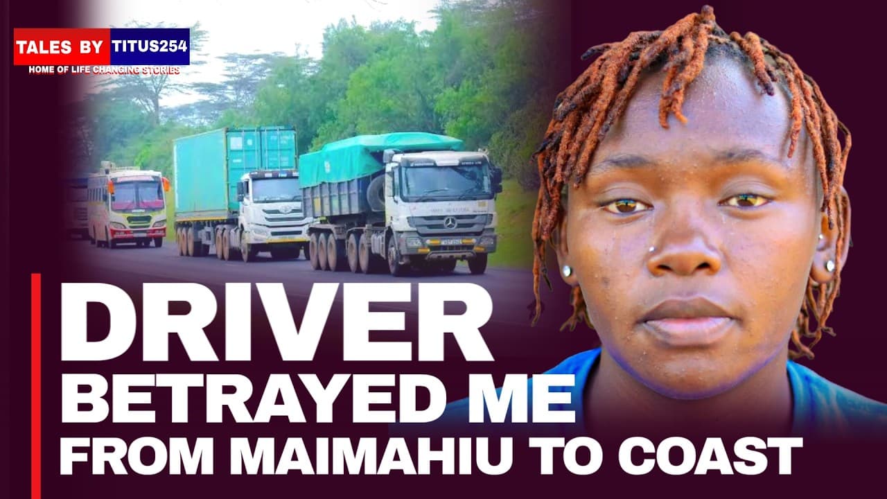 The truck driver had an extraordinary appetite throughout the journey | He was on me at every stop