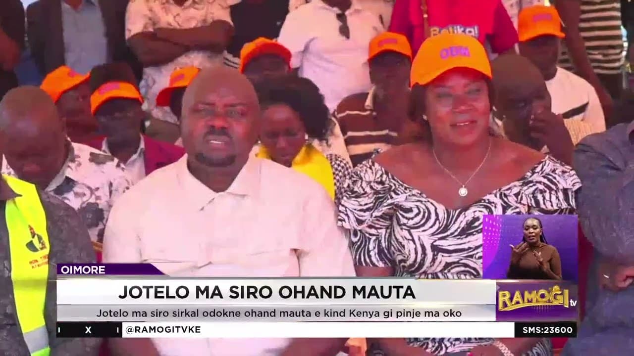 Seneta Eddie Oketch: Uhuru Kenyatta odhie rutaya gi kwee, owere gi fitina