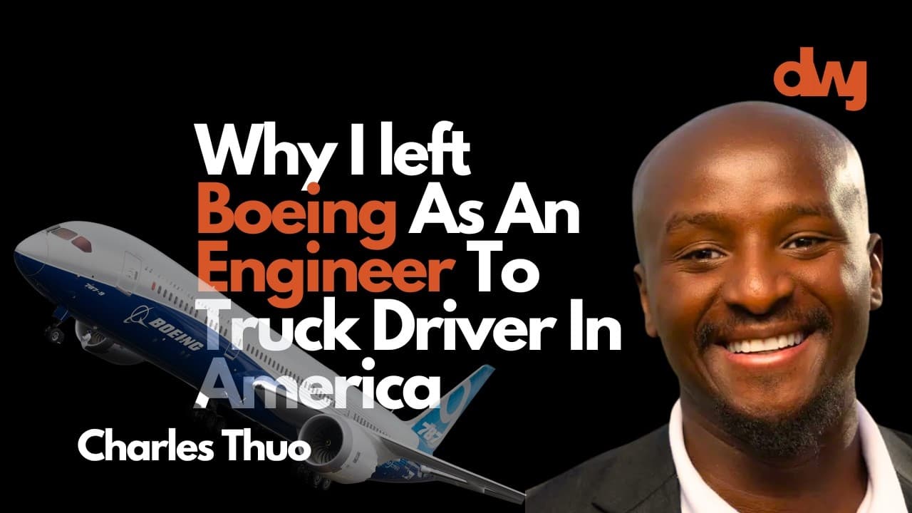 From Combat Engineer In America To Truck Driver: Thuo’s Story