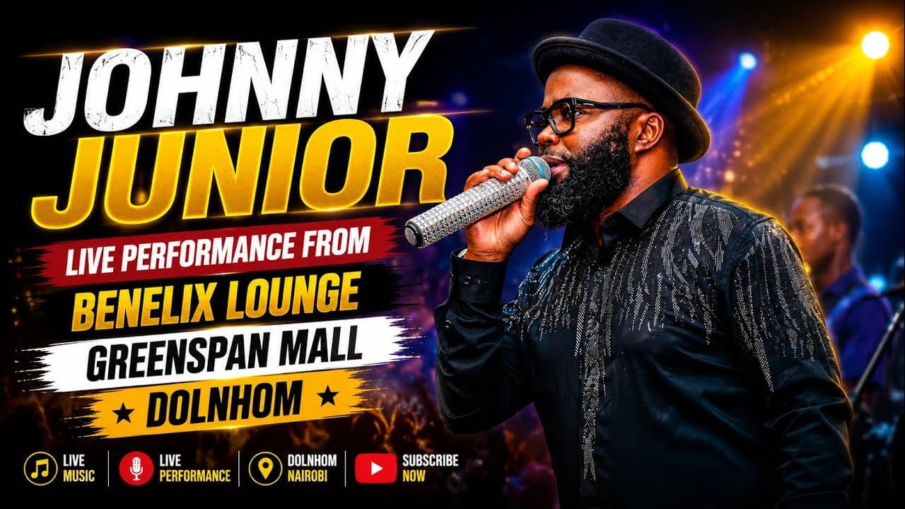 JOHNNY JUNIOR LIVE PERFORMANCE FROM BENELIX LOUNGE, GREENSPAN MALL