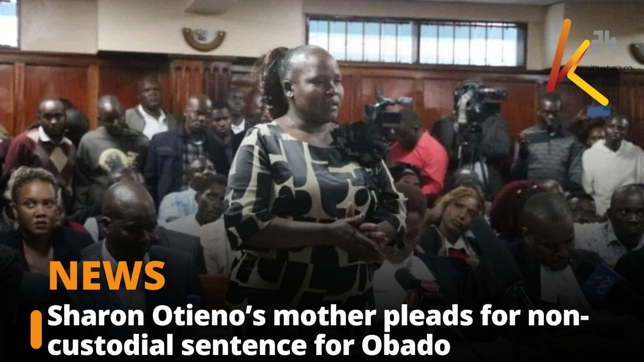 Sharon Otieno’s mother pleads for non-custodial sentence for Obado