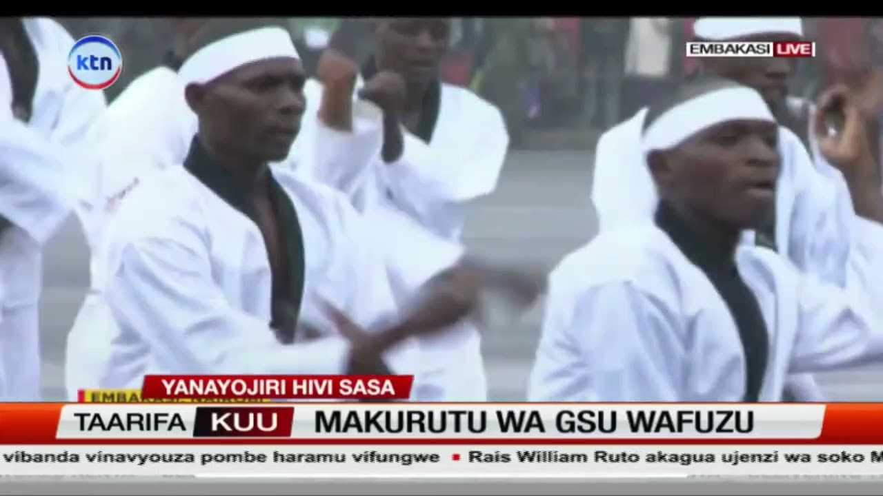 Rais Ruto Aongoza Hafla ya Kuhitimu kwa Maafisa Wapya wa GSU Nairobi