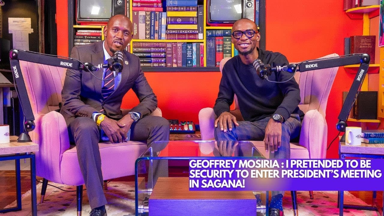 Geoffrey Mosiria: I had to pretend to be security in Sagana! ||Lessons at 30 with Dr. Ofweneke