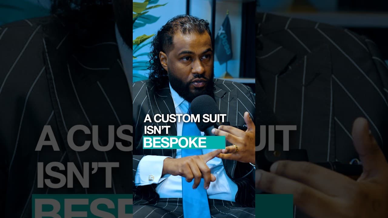 A Custom Suit Isn't Bespoke