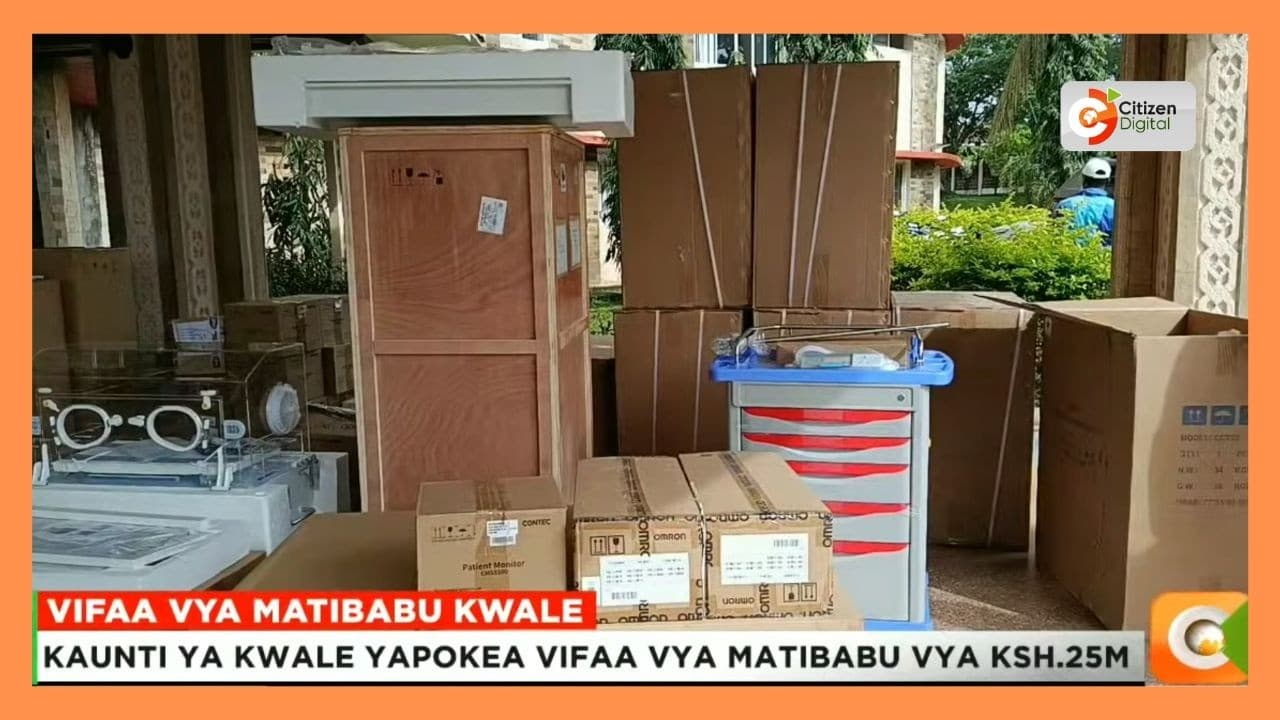 Kwale Yapokea Vifaa vya Matibabu vya KSh 25M