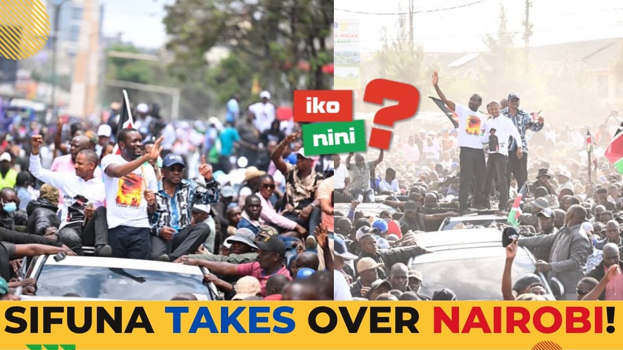 SIFUNA TO RUTO: "NAIROBI IS GONE!" | Massive Crowd Shuts Down Capital as Kindiki-Mukunji WhatsApp!