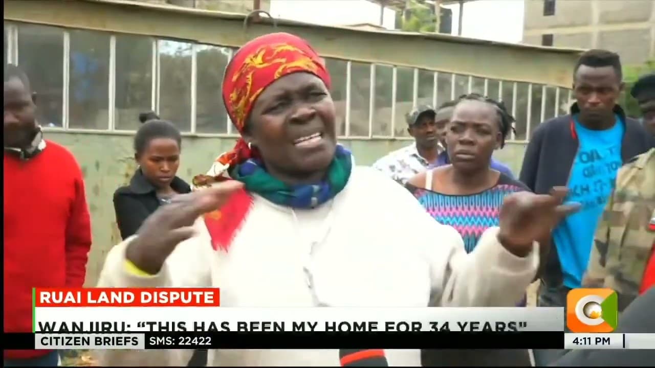 Drama in Ruai as police attempt to evict widow from disputed land