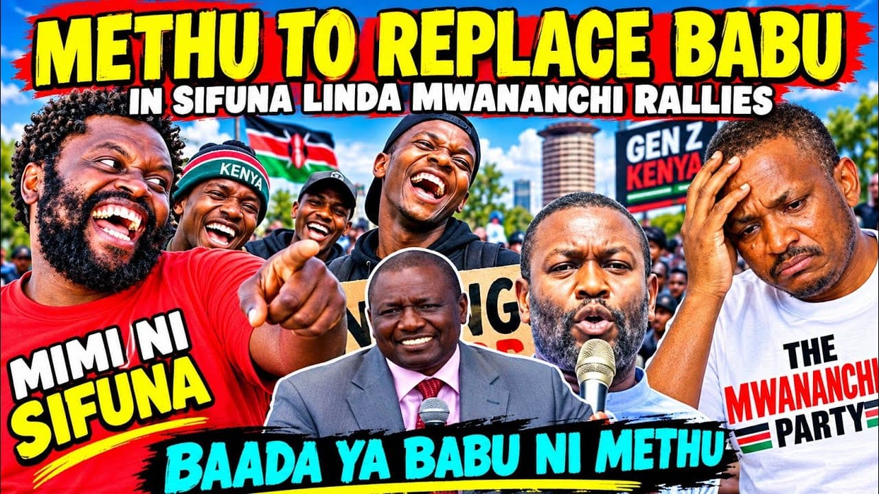 HILARIOUS Kenyans Happy that Methu is Joining Sifuna in the Linda Mwananchi Rallies after Babu
