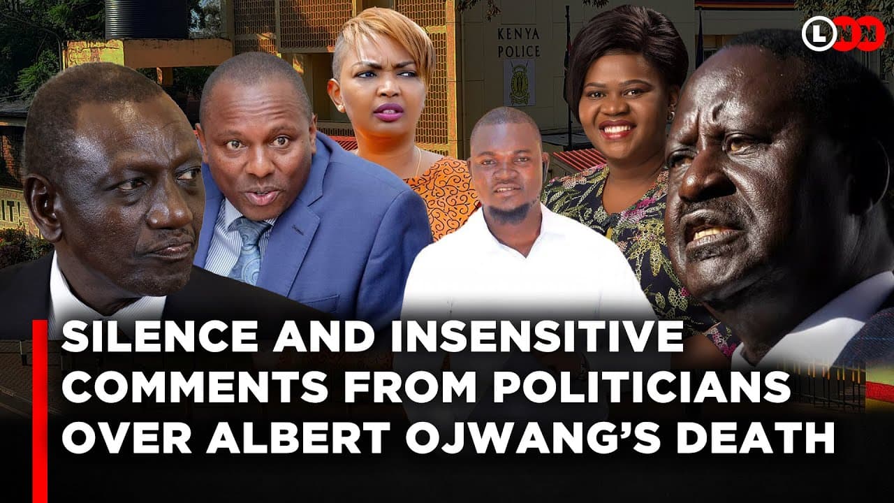Ruto, Raila, Karen Nyamu, Kimani Ichungwa, Glady’s Wanga React To Albert Ojwang’s Death | LNN