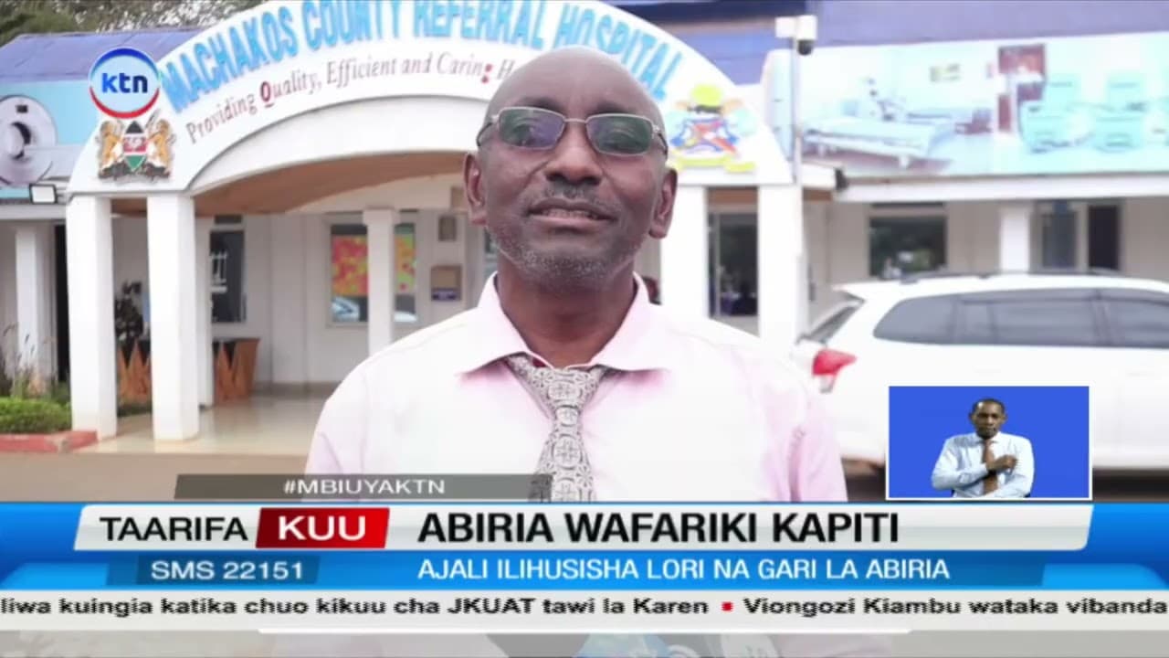 Watu Watano Wafariki Baada ya Matatu Kugongana na Trela Nairobi-Mombasa