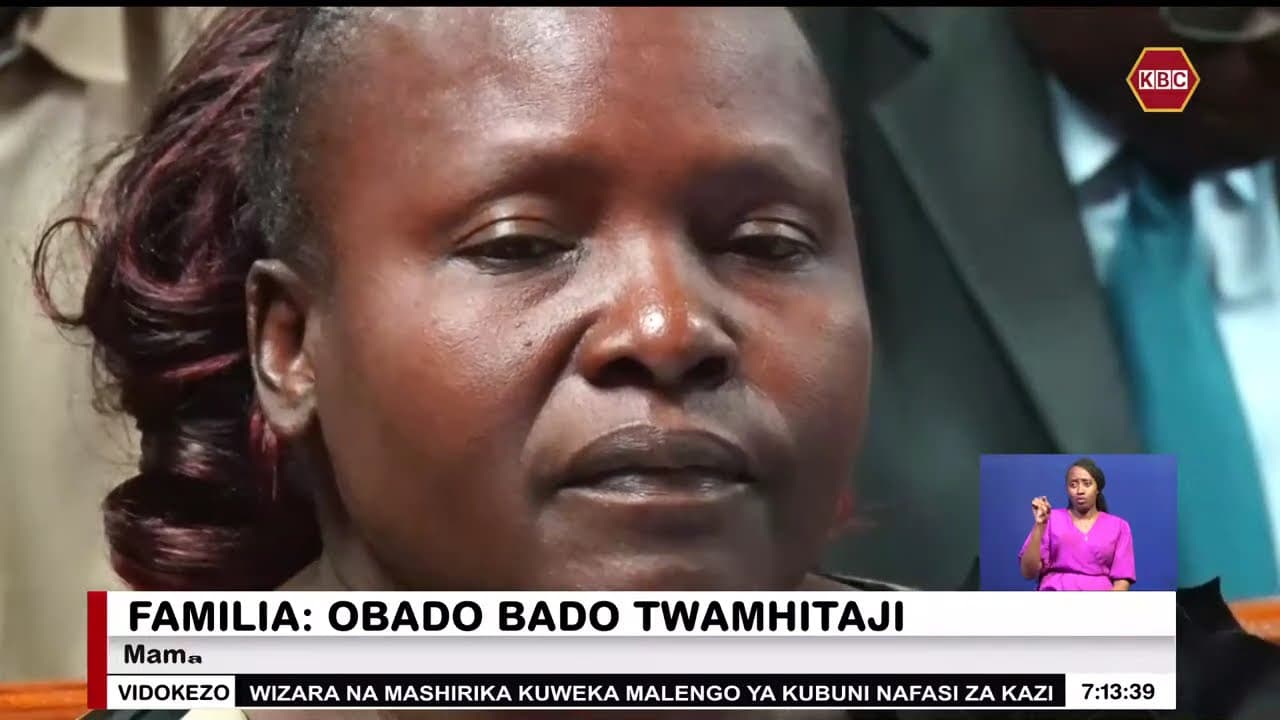 Familia yake Sharon yaomba mahakama imhukumie Obado kifungo cha nje