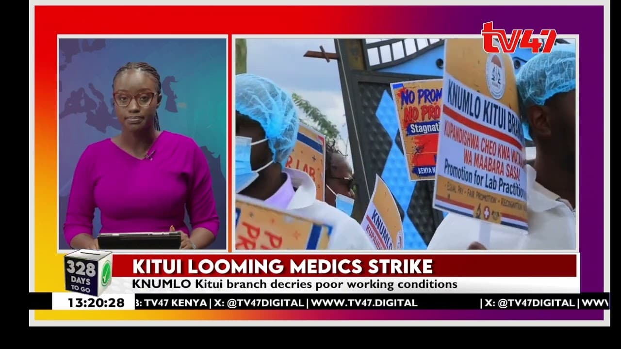 Kitui medics threaten strike over poor working conditions and delayed promotions