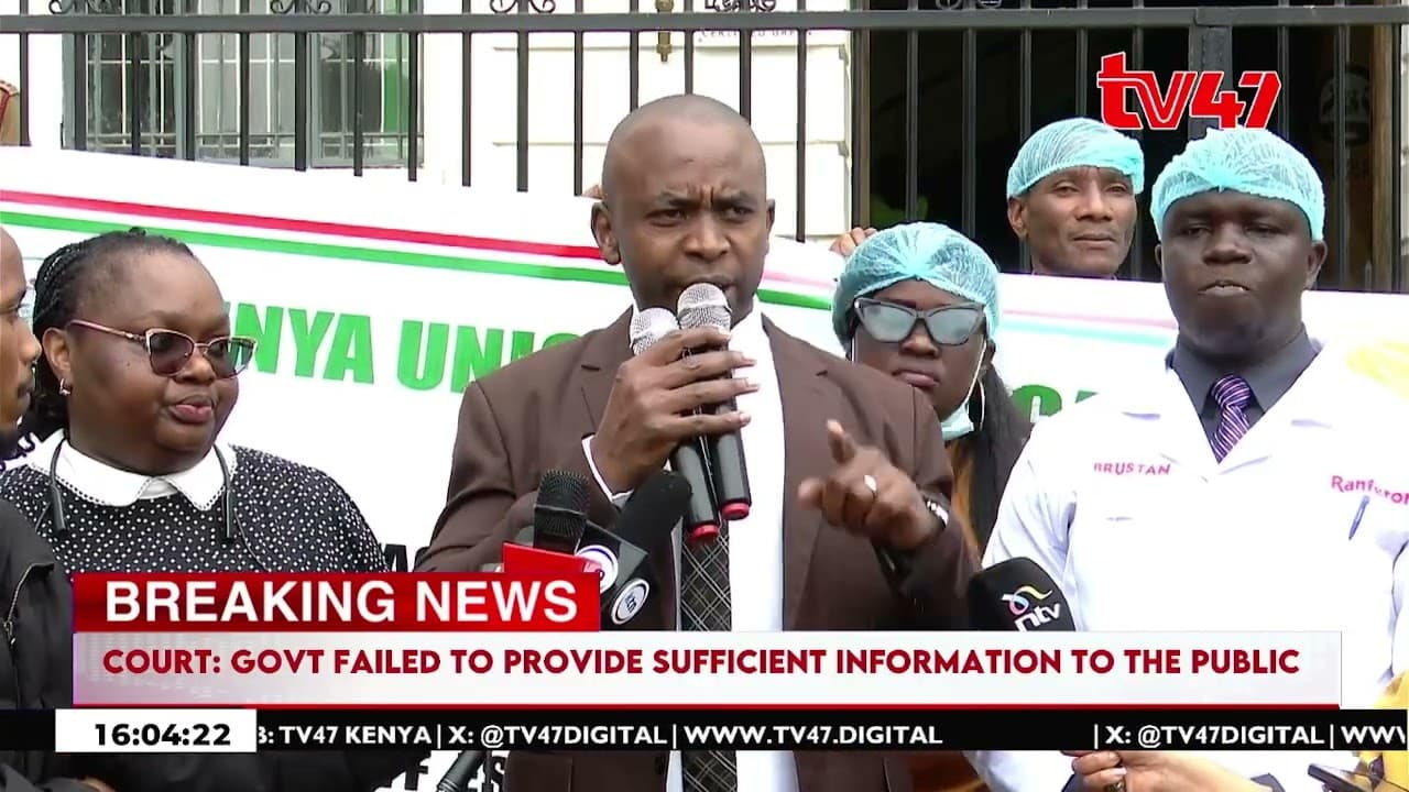 TV47 News at 4pm with Peter Kamau || 15/09/2026