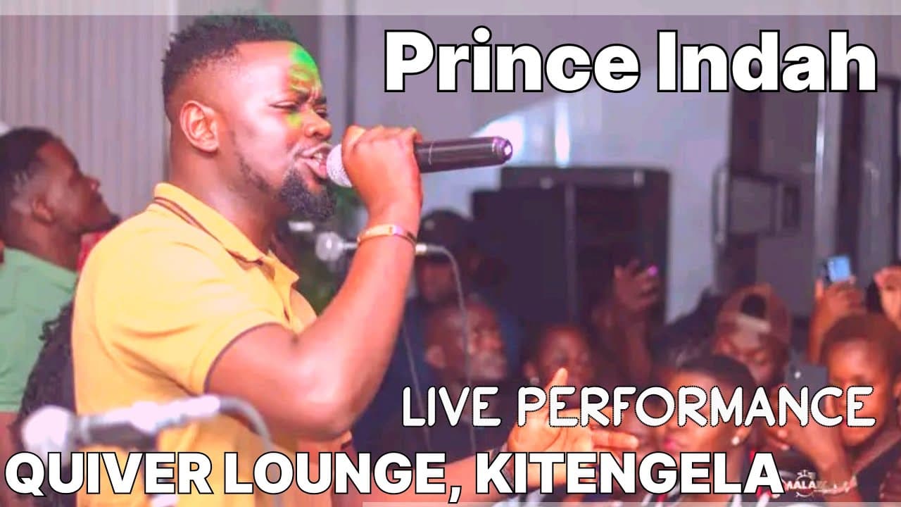 PRINCE INDAH LIVE PERFORMANCE AT QUIVER LOUNGE, KITENGELA