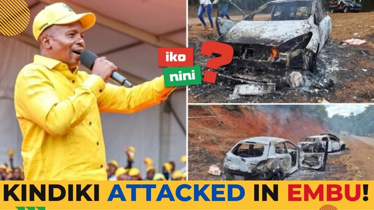 Kindiki's UDA Rally Attacked in Embu: Cars Torched, 2 Feared Dead | Linda Mwananchi Set to Be Next