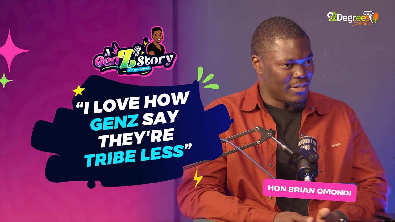 Hon Brian Omondi: I love how Genz say they're tribe less || A Political Corner with Atieno Mercy