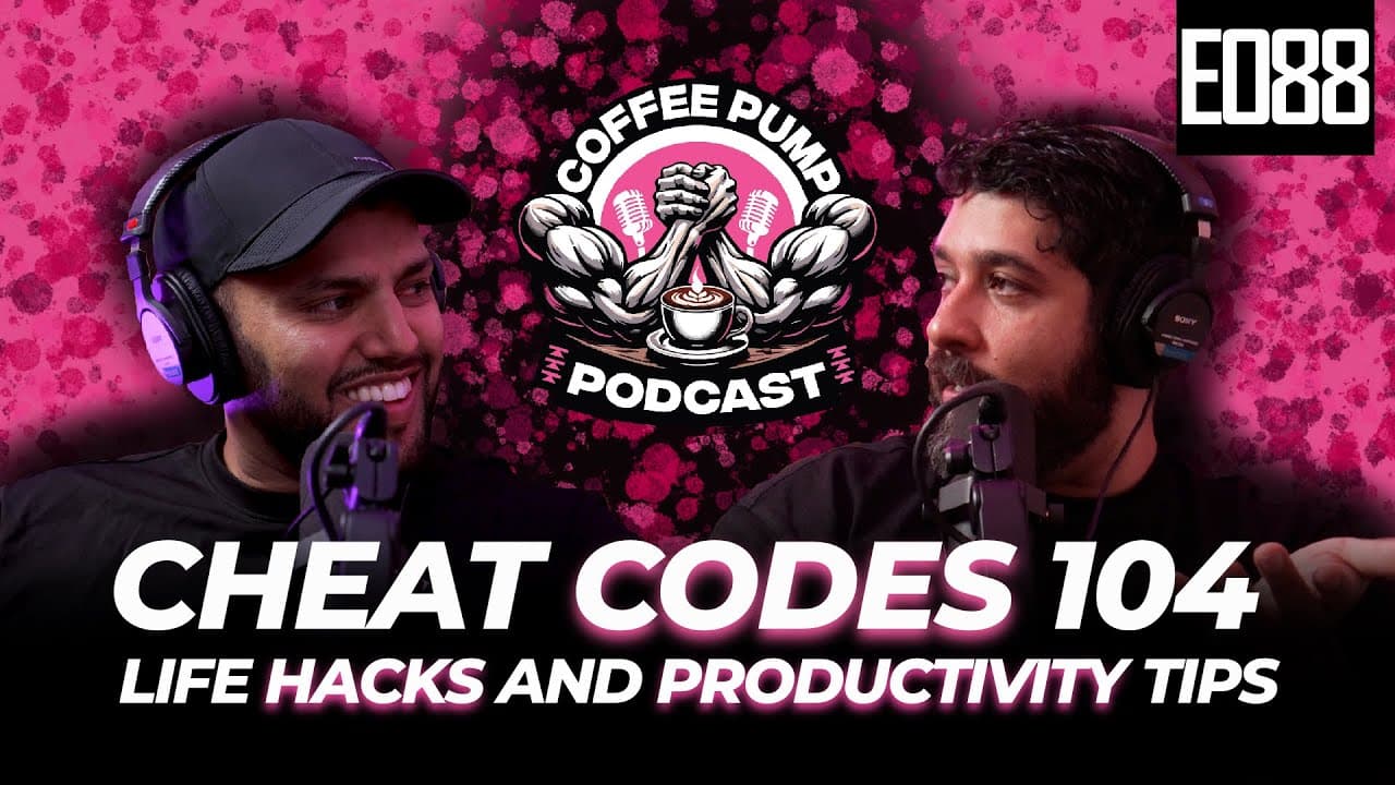 Pinterest, Workout Apps & Managing Your Energy - CHEAT CODES 104 - Zubair Moti | Coffee Pump (E088)