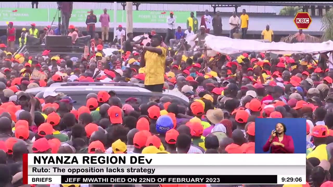 Ruto Nyanza Tour I President commissions Ksh.8.4B Lake Victoria Water and Sanitation Project