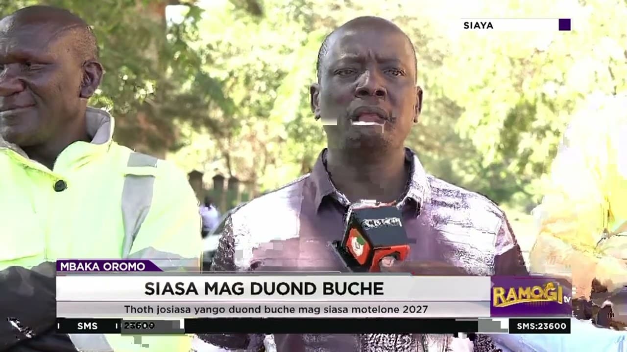 SIAYA: Pach jopiny ewi siasa mag Duond buche | #RamogiTV