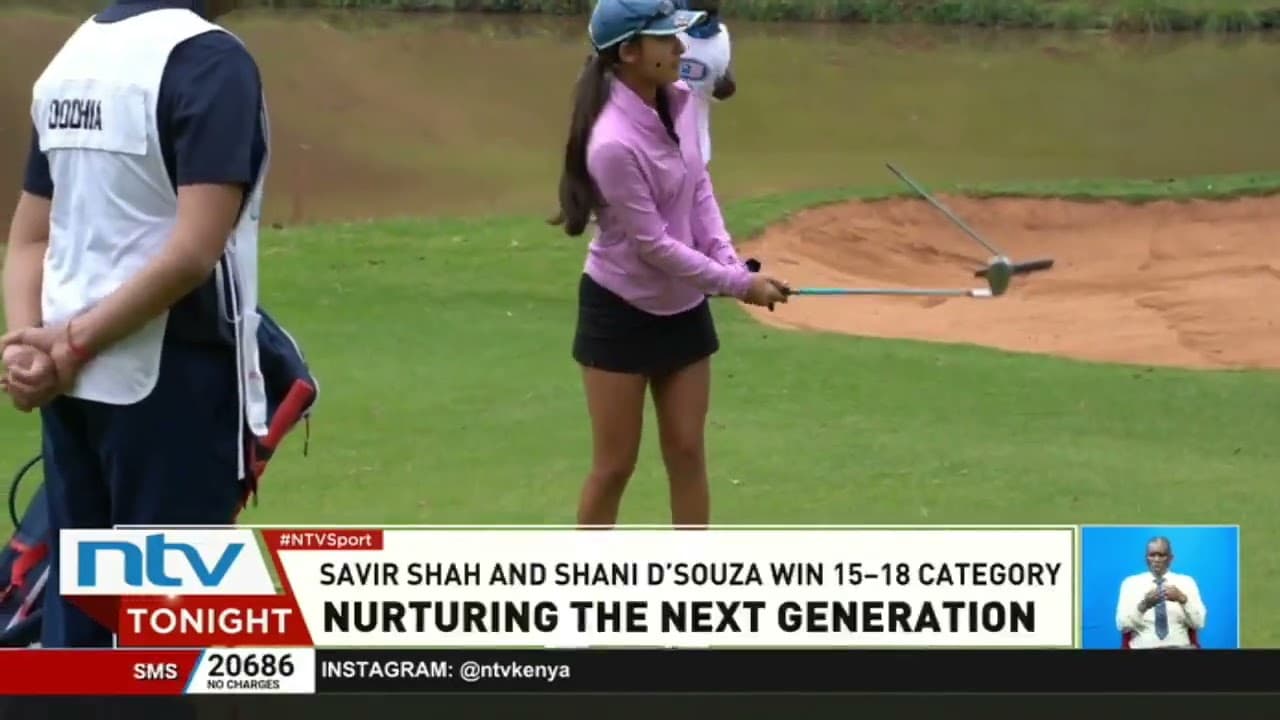 Savir Shah wins the Boys 15–18 years NCBA-supported U.S. Kids Golf Nairobi Local Tour