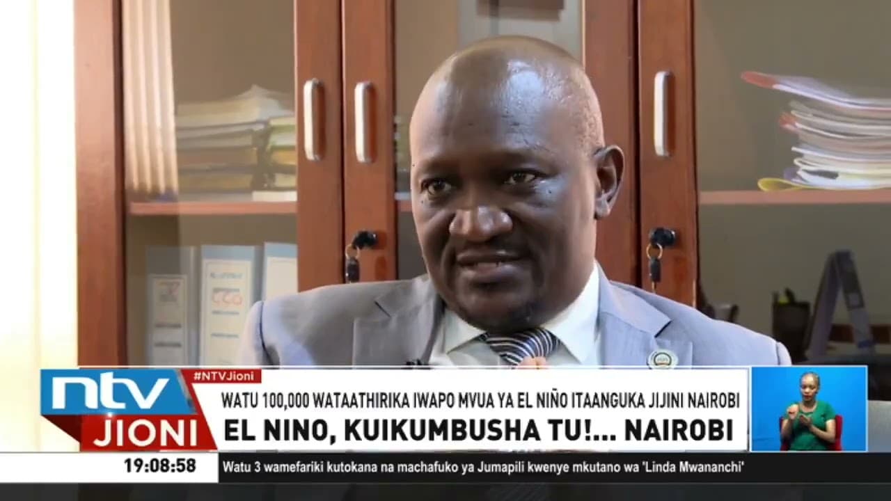 Kwa mujibu wa Tume ya Kusimamia Mto Nairobi, Nairobi imefikia asilimia 80 ya maandalizi ya El Niño