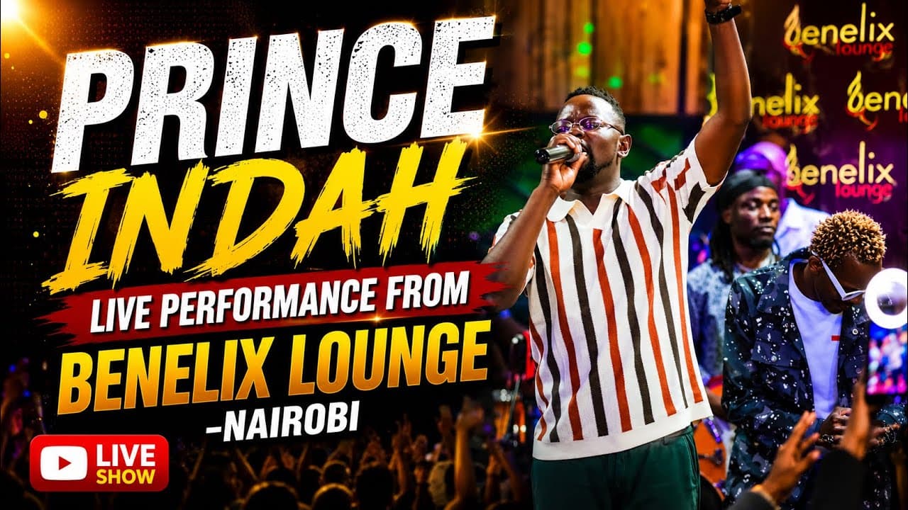 PRINCE INDAH LIVE PERFORMANCE FROM BENELIX LOUNGE-NAIROBI