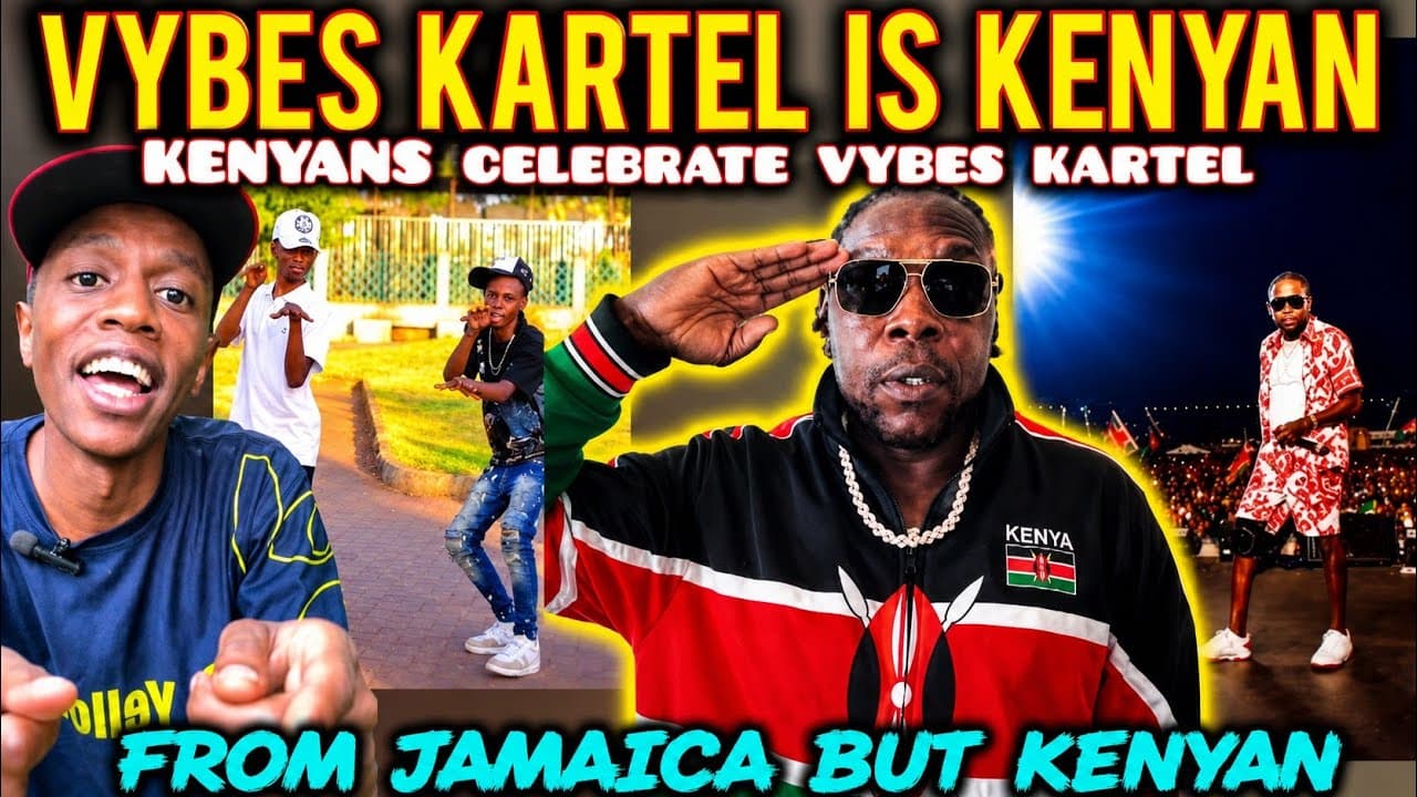 FUNNY Kenyans CELEBRATE Vybes Kartel after Saying He is KENYAN