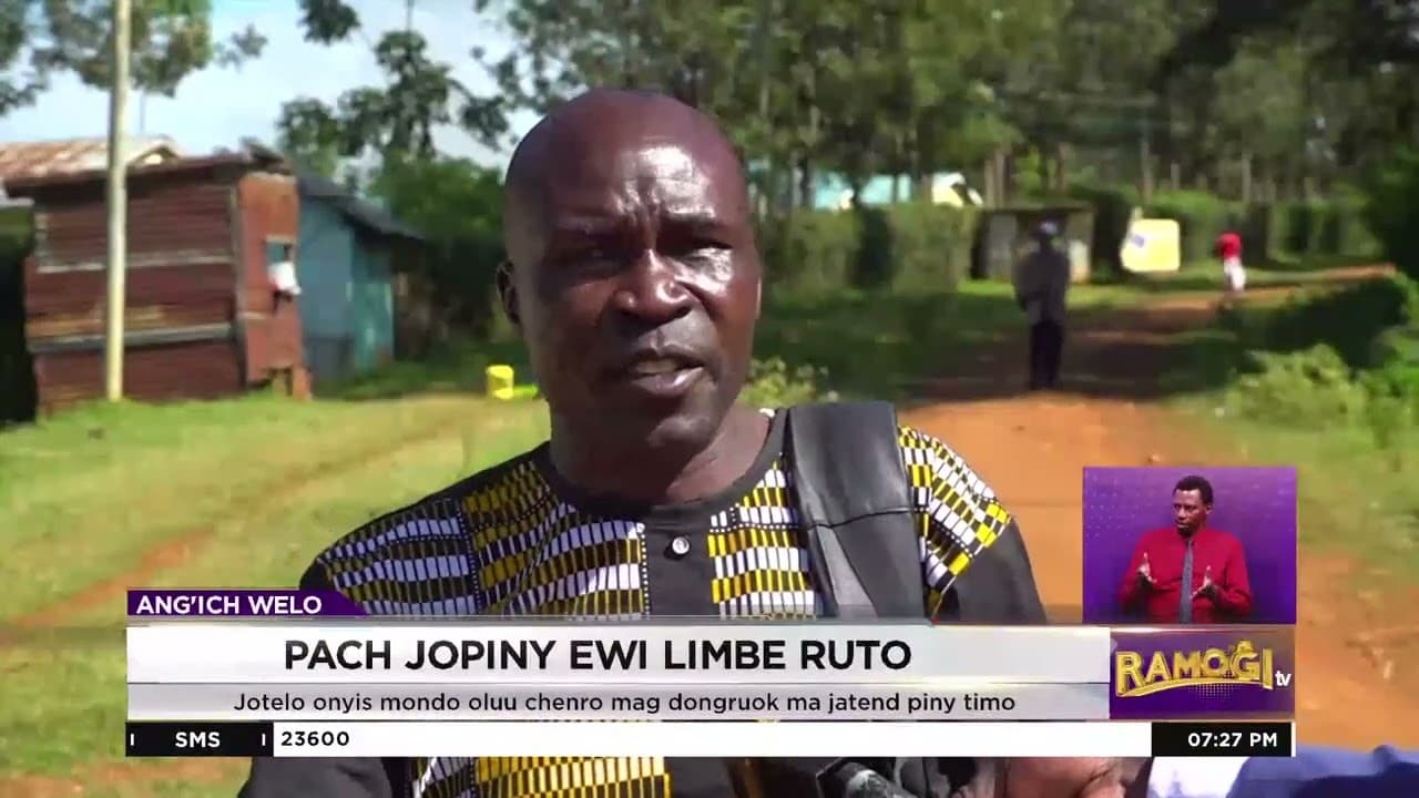 Pach jopiny ewi limbe Ruto | #RamogiTV