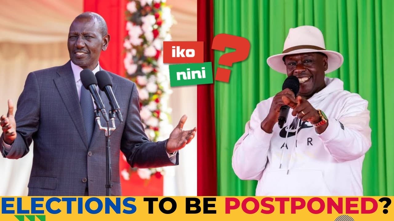 GACHAGUA: RUTO PLANS TO POSTPONE 2027 ELECTION? KARUA CALLS IN THE ICC TO PROBE RUTO!