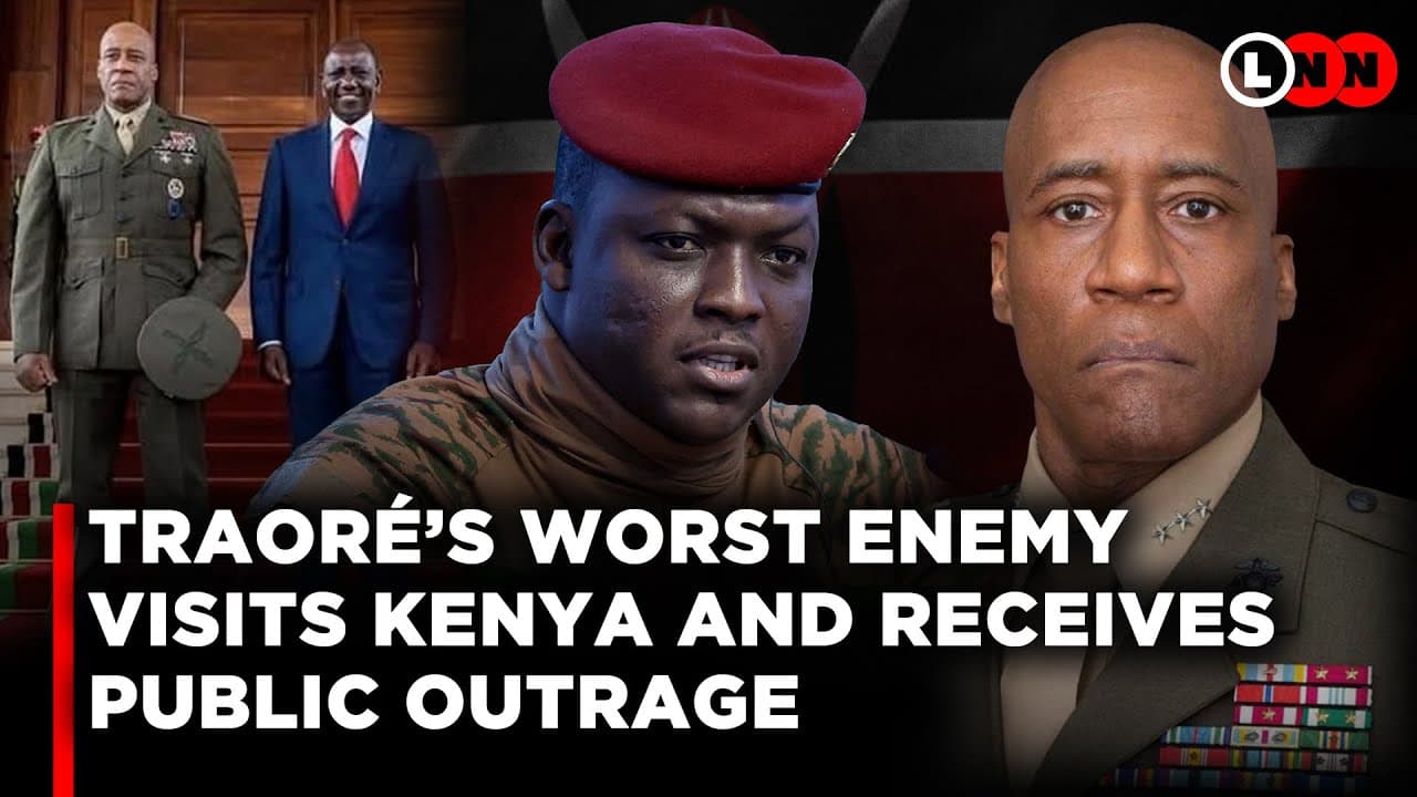 Traore's Worst Enemy Michael Langley Visits Kenya And Receives Public Outrage. Is He A Sell Out? LNN