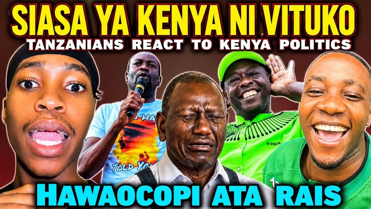 HILARIOUS Tanzanians REACT to Kenyan POLITICS Claiming it's FUNNY & EXPENSIVE