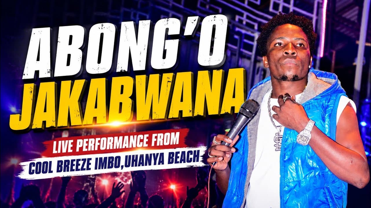 ABONG’O JAKABWANA LIVE PERFORMANCE FROM COOL BREEZE UHANYA BEACH