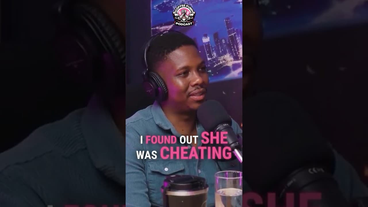 She was cheating on him.....