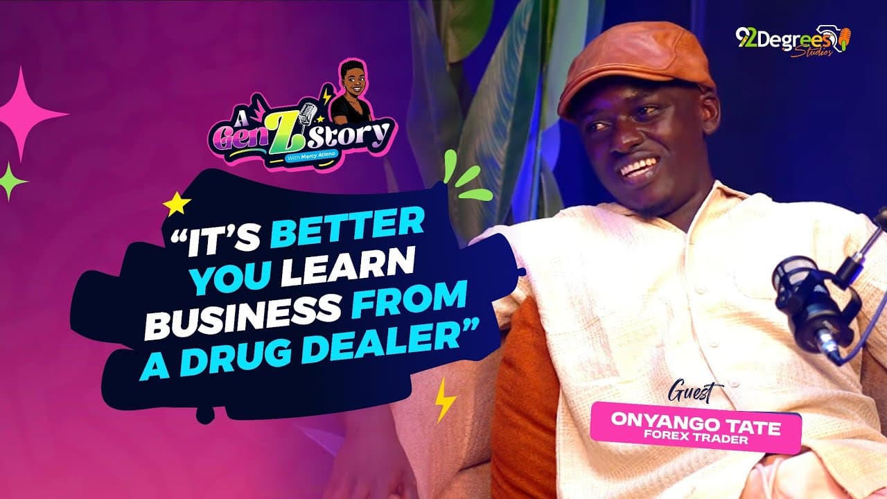Onyango Tate: Its better you learn business from a drug dealer || A Gen Z Story With Atieno Mercy