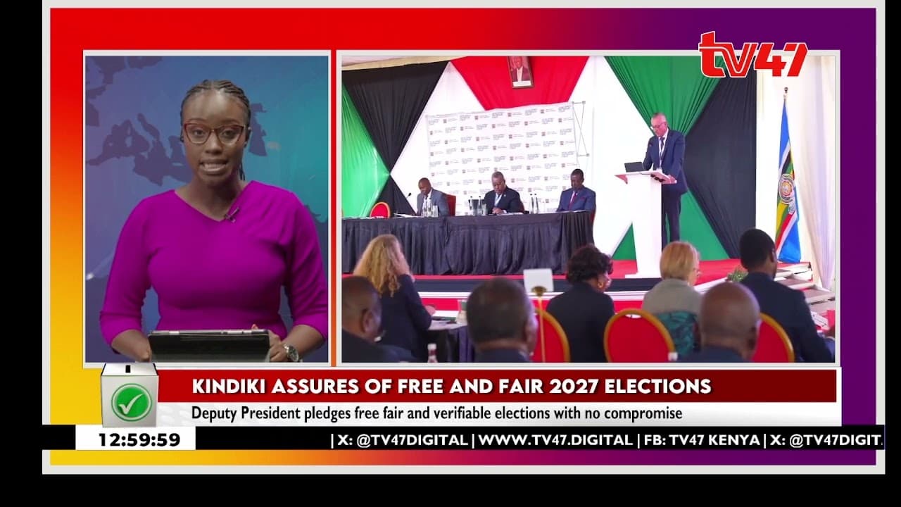 Deputy President Kithure Kindiki assures of free and fair 2027 elections