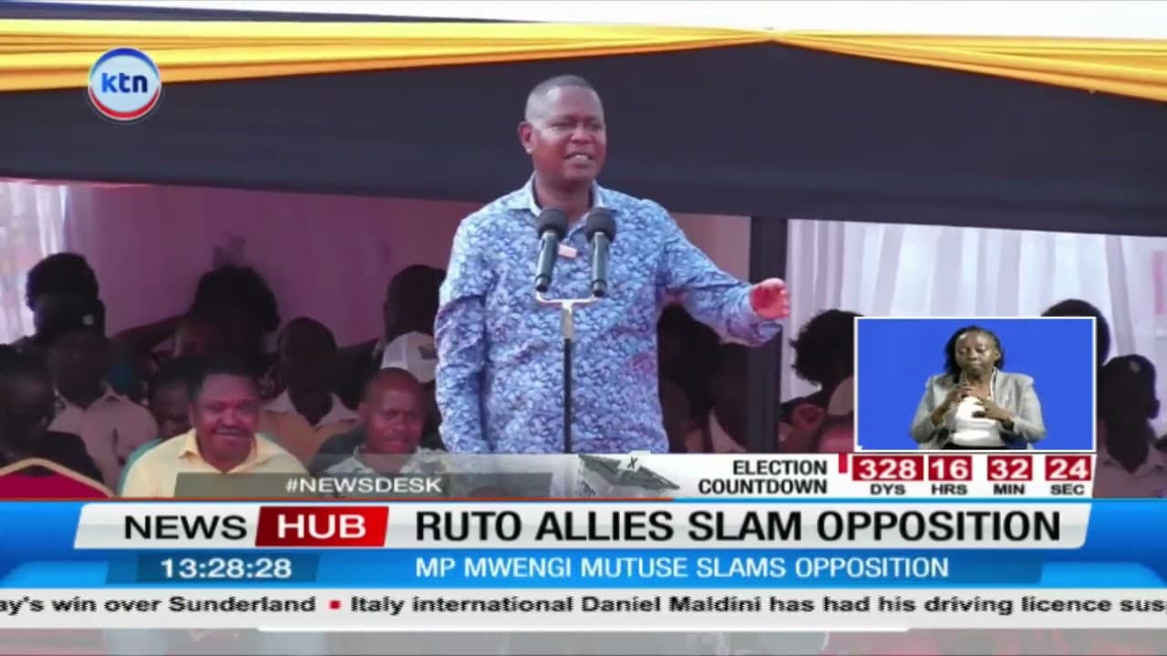 Ruto allies in Makueni challenge opposition to present development scorecards
